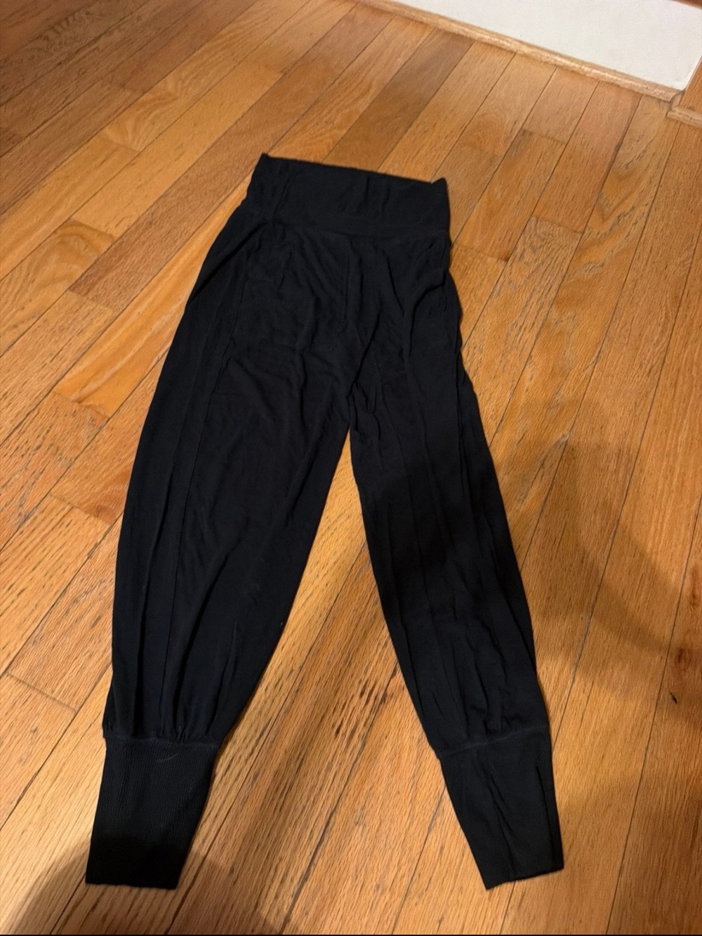 Aerie Black Knit Jogger Bottoms
